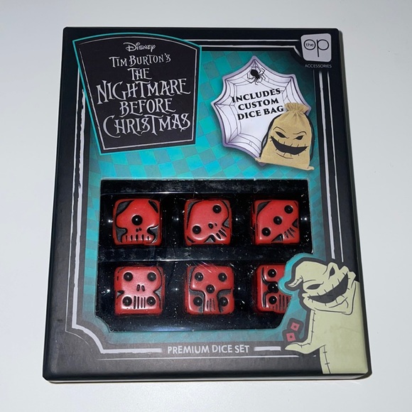 Disney | Games | Nightmare Before Christmas Premium Dice Set | Poshmark